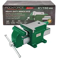 Тиски стальные с наковальней 6''150мм RockFORCE 
