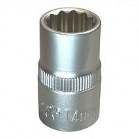 Головка торцевая 1/2" 12гр. 14мм, L38 мм, CrV  