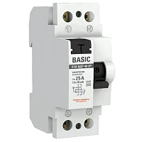 Устройство защитного отключения УЗО ВДТ-40 2P 25А/ 30мА (электронное)  Basic...