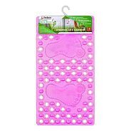 Коврик для ванной, прямоугольный, 63х33 см, розовый  PERFECTO LINEA 22-643606