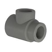 Тройник ПП редукционный 32х25х32 серый  РосТурПласт 11011