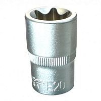 Головка торцевая 1/2" TORX Е20, L38 мм, CrV  