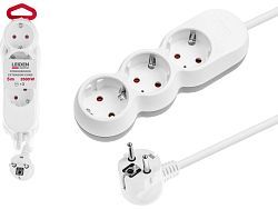 Удлинитель 5м (3 роз., 3,5кВт, с/з, ПВС 3х1,5)  