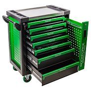 Тележка инструментальная 7-и полочная с набором инструментов 274пр и дополнительной боковой секцией ...Rock FORCE RF-55311