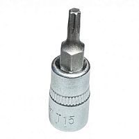 Головка 1/4" с насадкой TORX T15, длина 37 мм CrV  
