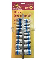 Набор головок 1/2", 8-32мм, 18 пр. 6-гр.  