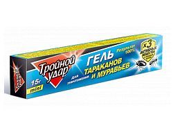 Гель от тараканов и муравьев "Тройной удар" 30 г  