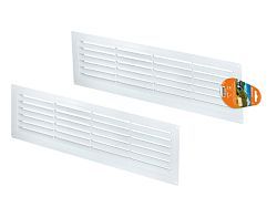 Решетка радиаторная, белая, 370х130  