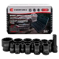 Набор головок ударных глубоких 16пр. 1/2" 12pt  