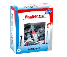 Дюбель для гипсокартона дрива DUOBLADE кор. с окошком (упак. 40шт) Fischer ...