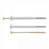 Дюбель-гвоздь 6х80 мм полипропилен гриб (40 шт в пласт. конт.)  ...