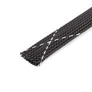 Оплетка кабельная из полиэстера XP-3 (черн-бел)  Fortisflex 102333
