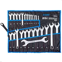 Ключи комбинированные (6-28, 30, 32мм) и ключ рожковый 36х41мм, набор 25+1пр.  ...