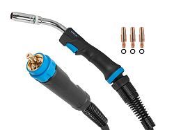 Горелка сварочная MIG MAG WG-25 PRO (3м, 230А) (CO2 - 230A, Ar(Ar+CO2) - 200A, 0.8-1.2мм, ПВ - 60%, ...