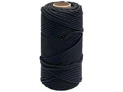 Паракорд с сердечником (3 нити) d2мм черный 50м  