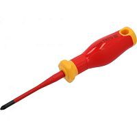 Отвертка крестовая PZ1х80мм EXTRA SLIM, изолированная, S2  