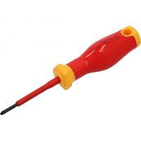 Отвертка крестовая PH0х60мм EXTRA SLIM, изолированная, S2  