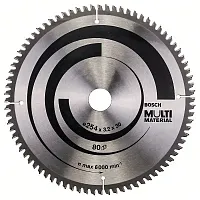 Пильный диск 254х3,2х30 мм Z80 Multi Material  