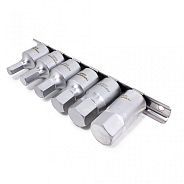 Набор головок 6-гранных для маслосливных пробок, 6пр., 1/2''(8,10,12,14,17,19мм)  ...Rock FORCE RF-4063