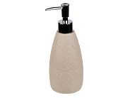 Диспенсер (дозатор) для мыла YELLOWSTONE, бежевый (Материал: НАТУРАЛЬНЫЙ КАМЕНЬ, полирезин, пластик)...PERFECTO LINEA 35-503100