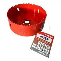 Коронка биметаллическая по металлу и дереву 114мм., L38мм., 5/8"-18UNF, HSS M3  ...