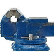 Тиски cлесарные поворотные 125mm  VOREL 36038