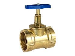 Кран вентильный стандарт. 1" вн.-вн. PN1,6 МПа, 15Б3р (Температура теплоносителя  до 7°С)  ...