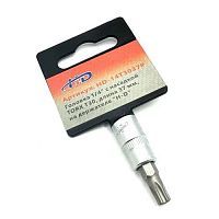 Головка 1/4" с насадкой TORX T30, длина 37 мм CrV на держателе  ...