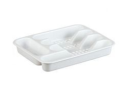 Лоток-вкладыш для столовых приборов сетчатый (белая)  