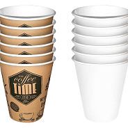 Набор стаканов бумажных биоразлагаемых 185 мл, 6 шт, серия  ...PERFECTO LINEA 47-185006