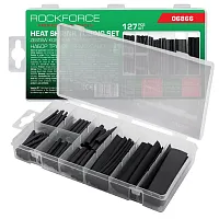 Трубки термоусадочные, набор 127пр. RockFORCE 