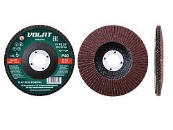 Круг лепестковый 125х22мм P40 конич. (конический КЛТ-2)  