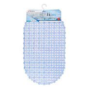 Коврик для ванной, овал 66х37 см, голубой  PERFECTO LINEA 22-683703