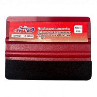 Скребок пластмассовый с флисом для выравнивания фольги и пленки 100x73мм  ...