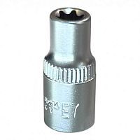 Головка торцевая 1/4" TORX Е7, L25 мм, CrV  