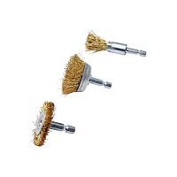 Набор щеток для дрели 3 предмета  