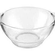 Салатник стеклянный с ручками, 450 мл, Clear  PERFECTO LINEA 22-450200