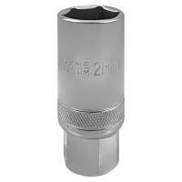 Головка свечная 21мм (6гр.), 3/8" RockFORCE LIGHT 