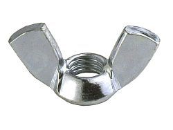 Гайка М3 барашковая, цинк, DIN 315 (100 шт в пласт. конт.)  