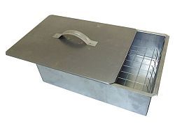 Коптильня, 1-ноярусная, 350х250х100мм, (сталь 0,5мм)  