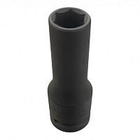 Головка торцевая ударная 3/4" 6гр. 17мм L100мм для литых дисков (тонкостенная, d26мм), CrMo  ...