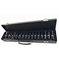 Головки торцевые ударные 1/2" 6гр. 10-32мм L78мм СrMo, набор 15 предметов  ...