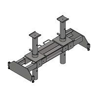Опорная система для вывешивания передних осей грузового автомобиля 180 мм  ...