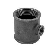 Тройник ред. 1" х 3/4" черн.  AV Engineering AVEC431000134