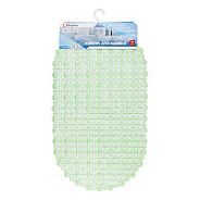 Коврик для ванной, овал 66х37 см, зеленый  PERFECTO LINEA 22-683701