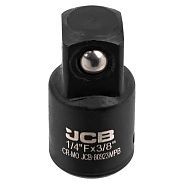Адаптер-переходник ударный 1/4"(F) х 3/8"(M)  JCB JCB-80923MPB