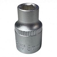 Головка торцевая 3/8" 6гр. 8мм L28мм CrV  