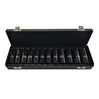 Головки торцевые ударные 1/2" 6гр. 10-24мм L78мм СrMo, набор 12 предметов  ...