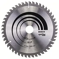 Пильный диск 216х2,8х30 мм Z48 Optiline Wood  