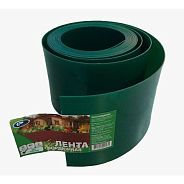 Лента бордюрная 10 см, цвет- зеленый, рулон (10м) садовая/газонная  ...ПластЛайн 4812203000017